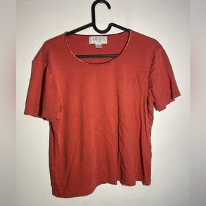 Soft Blood Orange Cropped Tee